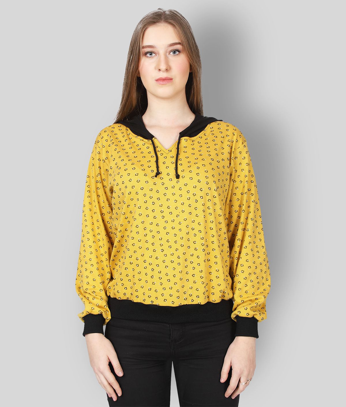 Affair - Yellow Cotton Regular Fit Women's T-Shirt ( Pack of 1 )