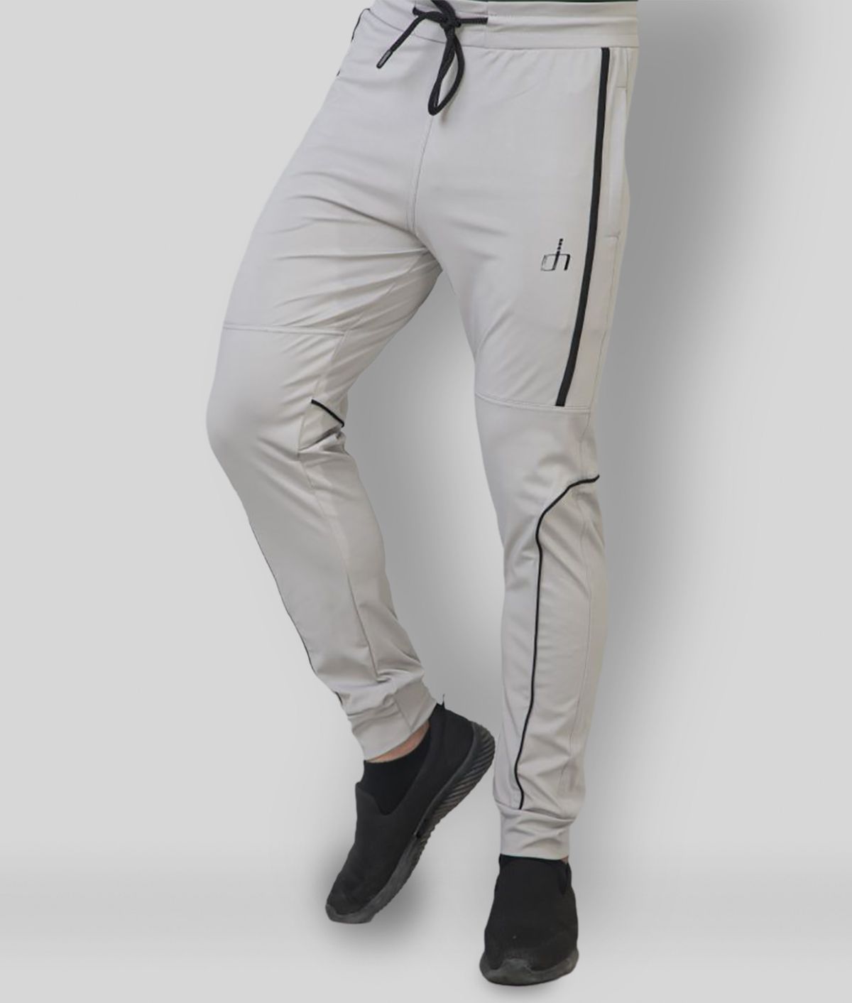 Devhim - Light Grey Polyester Men's Trackpants ( Pack of 1 )