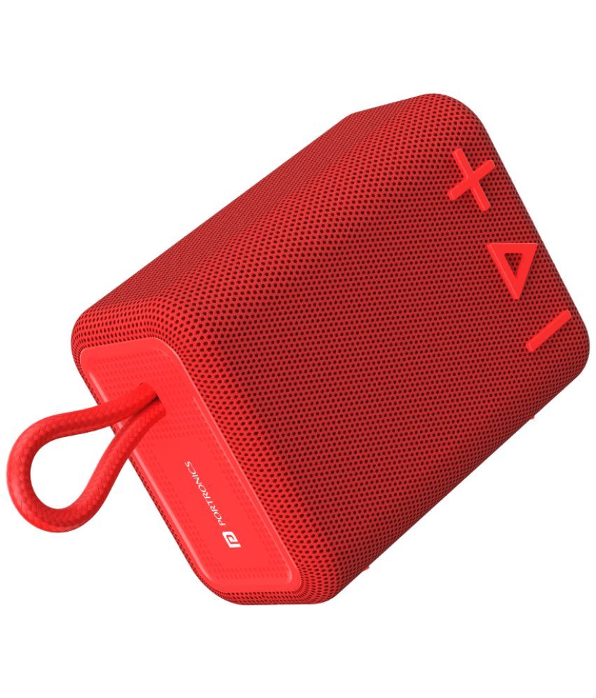     			Portronics BREEZE 4 Red Portable Speaker