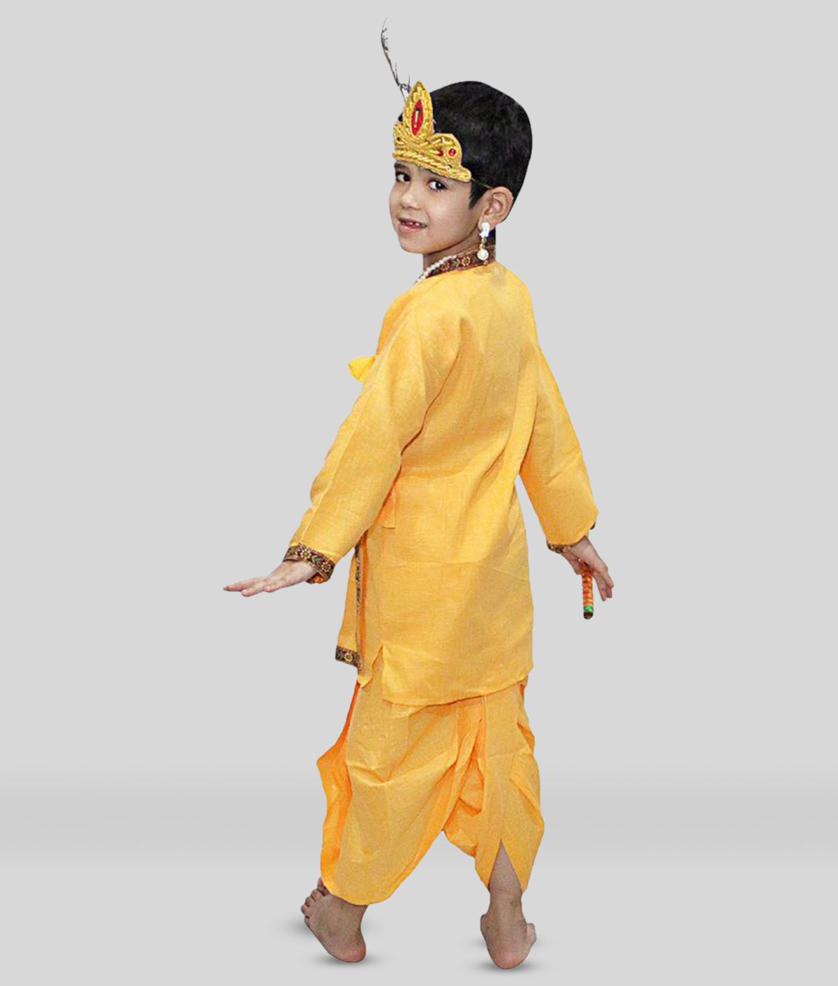 Kaku Fancy Dresses Krishna Costume for Kids | Baby Krishna Dress ...