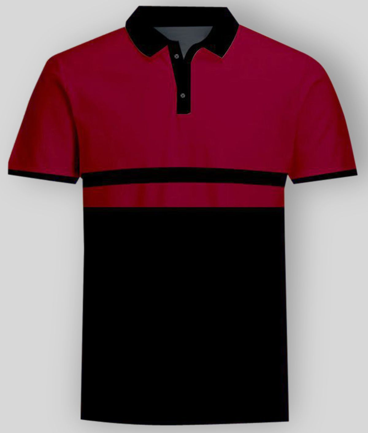     			Veirdo - Black Cotton Blend Regular Fit Men's Polo T Shirt ( Pack of 1 )
