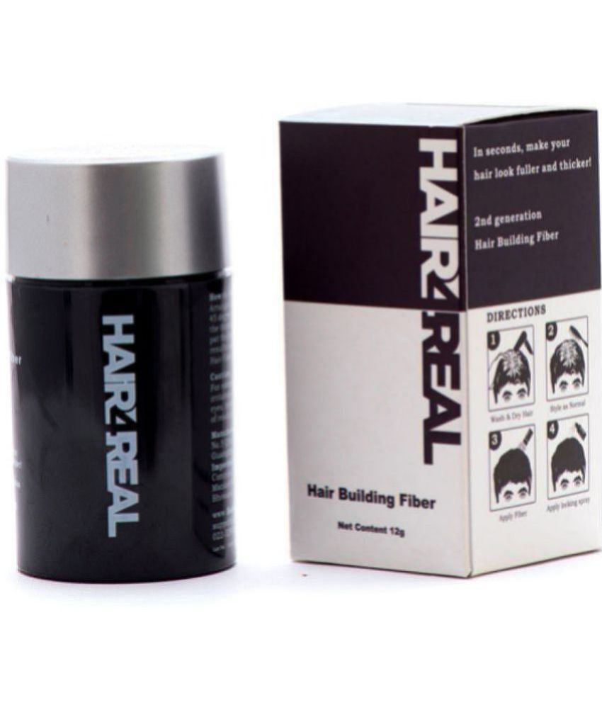 HAIR4REAL Black Hair Fibers For Damaged Hair ( 12g ) Buy HAIR4REAL