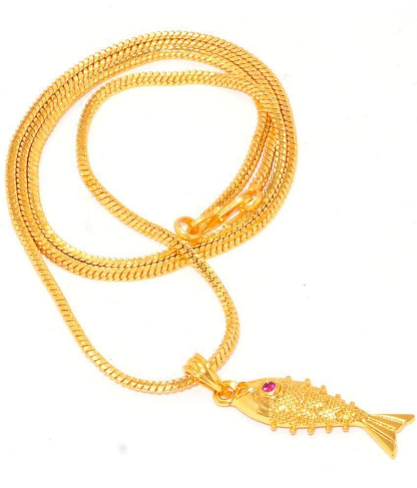     			Jewar Mandi - Gold Pendant ( Pack of 1 )