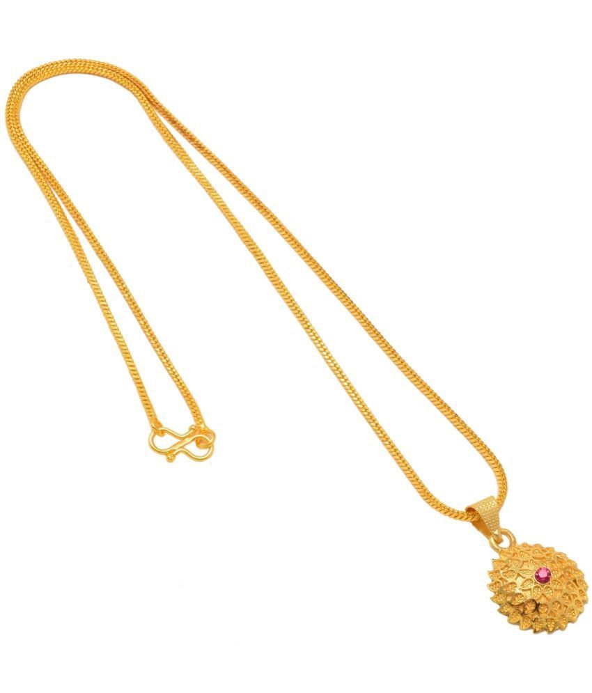     			Jewar Mandi - Golden Pendant ( Pack of 1 )