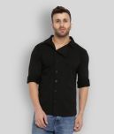 Gritstones -  Black Cotton Regular Fit Men's Casual Shirt (Pack of 1 )