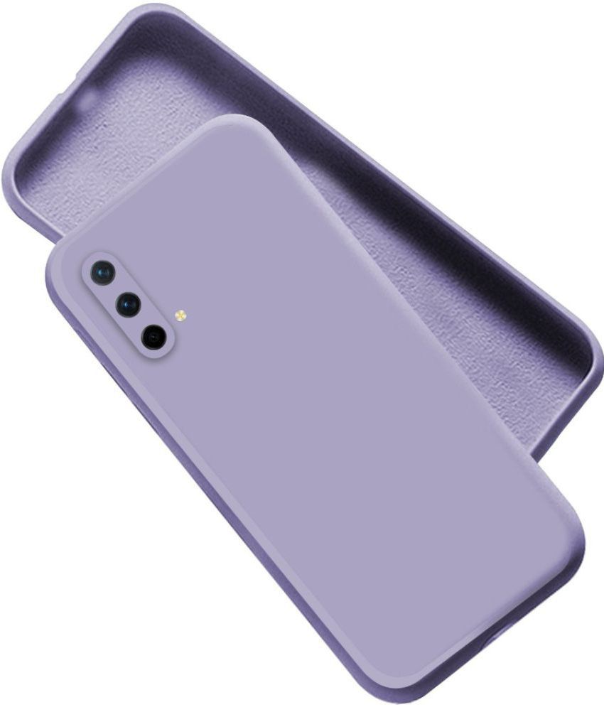    			Artistique - Purple Silicon Silicon Soft cases Compatible For 1+ OnePlus Nord CE 5G ( Pack of 1 )