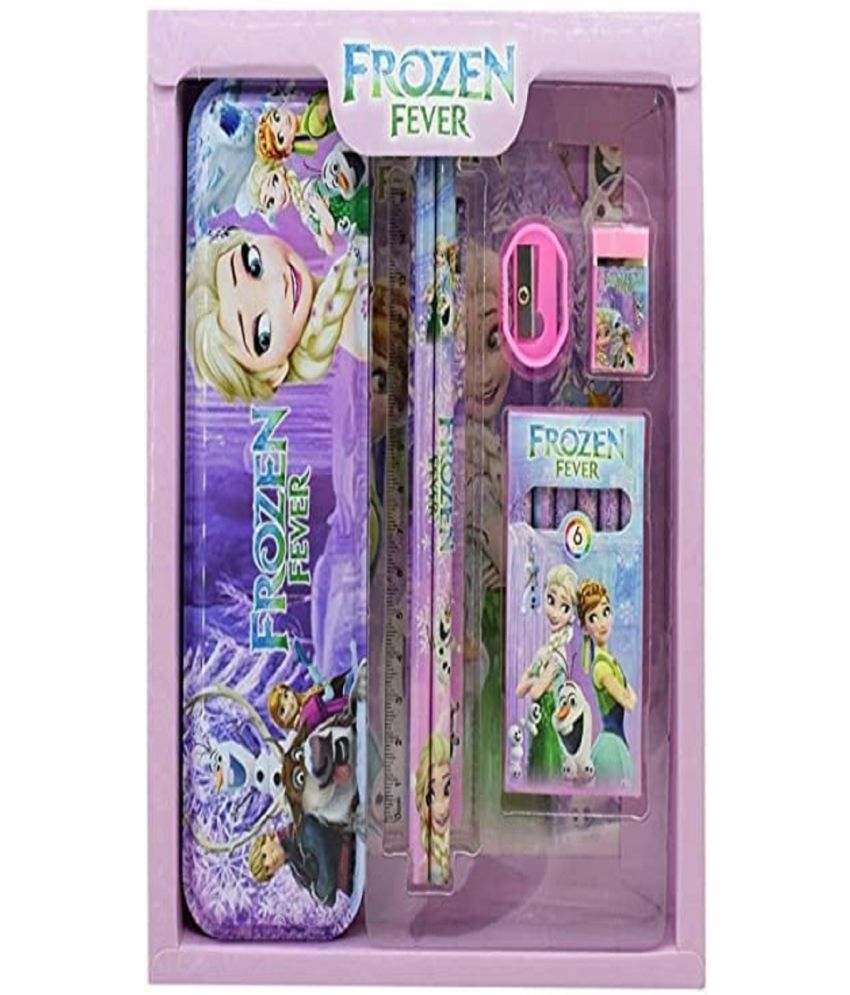 Frozen Stationary Kit for Girls Pencil Pen Book Eraser Sharpener