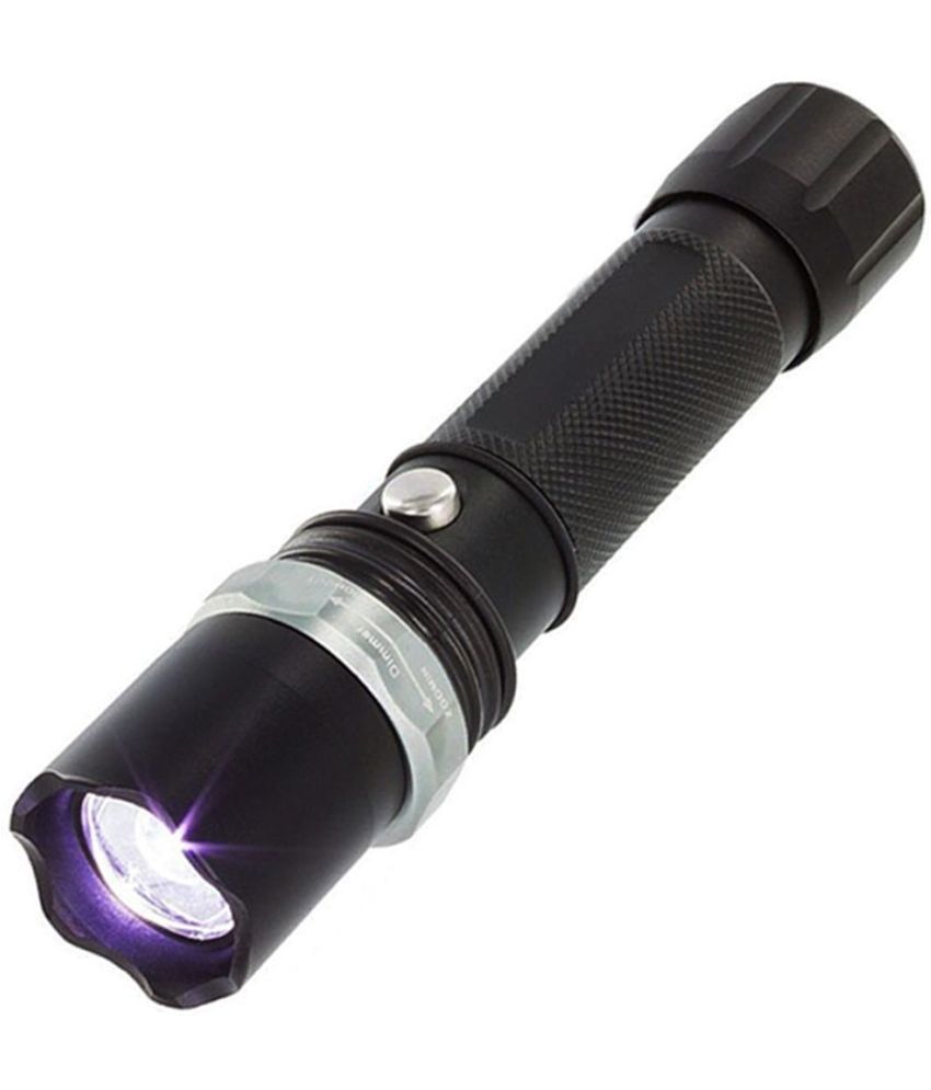 AS Rehargeable Waterproof LED Flashlight 2in1 Torc - 5W Rechargeable Flashlight Torch ( Pack of 1 )