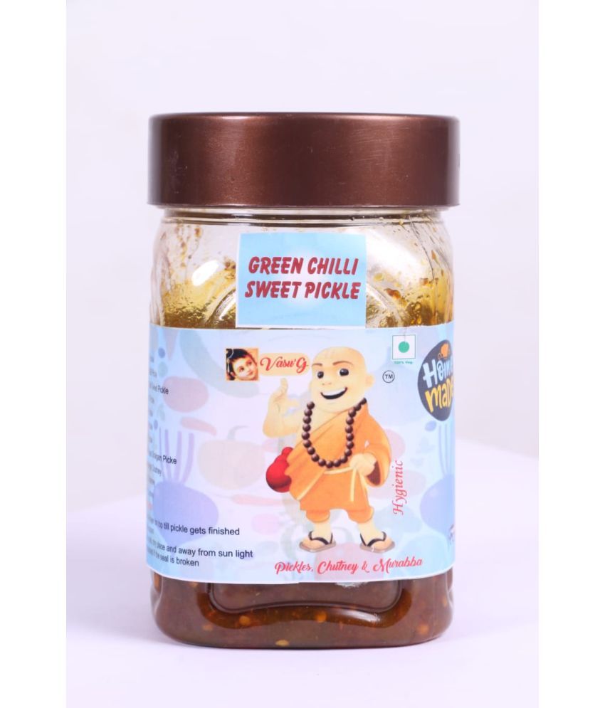     			Vasu'G Green Chilli Sweet Pickle Pickle 500 g