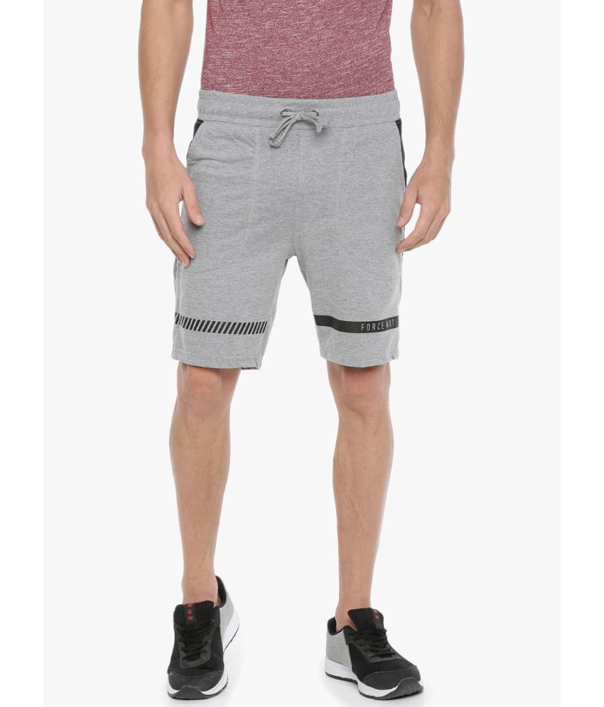     			Force NXT - Silver Cotton Men's Shorts ( Pack Of 1 )