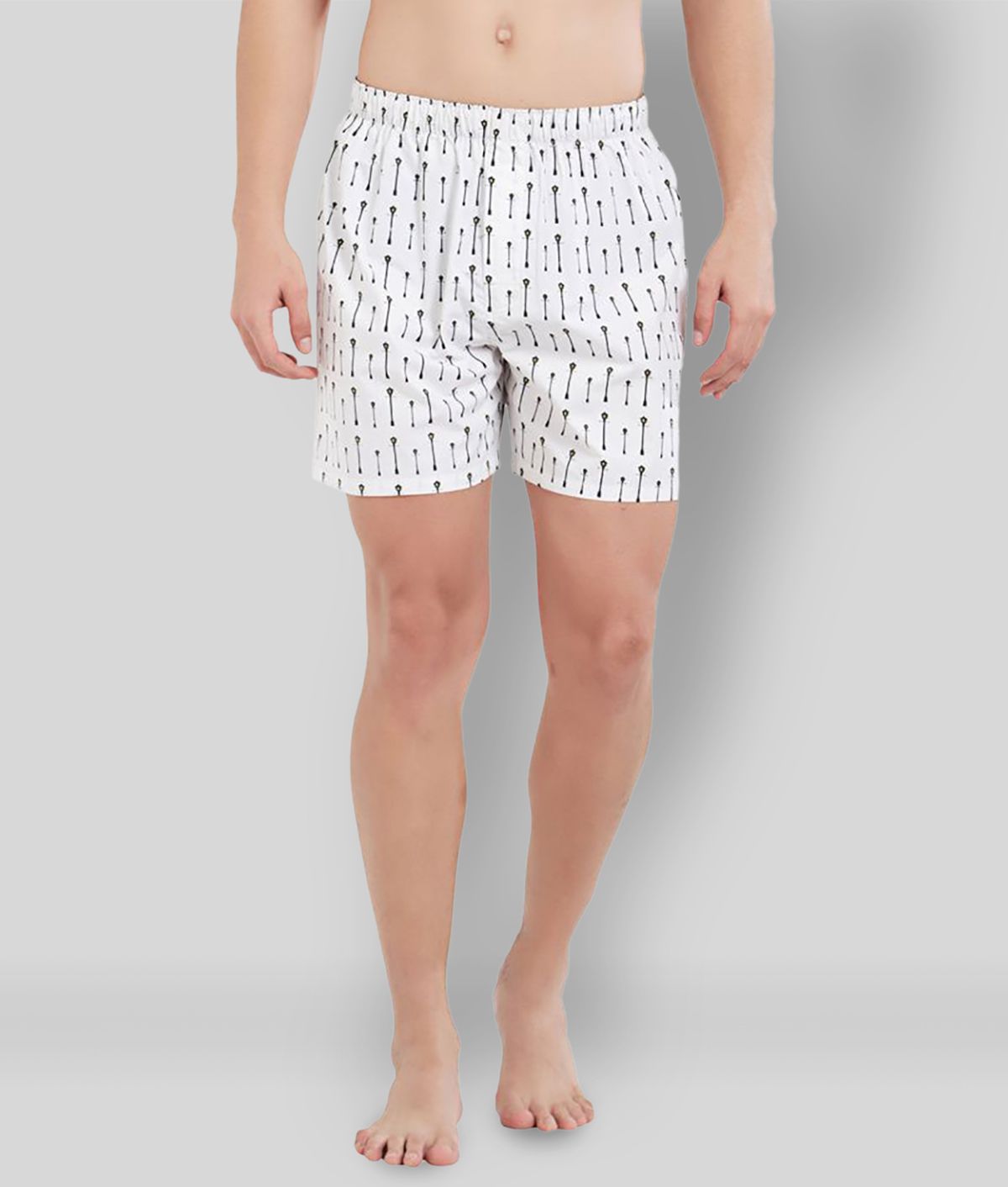     			XYXX Pack of 2 Cotton Men's Boxer- ( White )