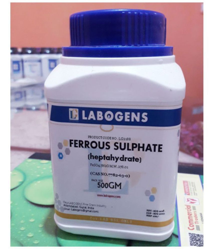     			LABOGENS FERROUS SULPHATE heptahydrate 500gm  LR Grade