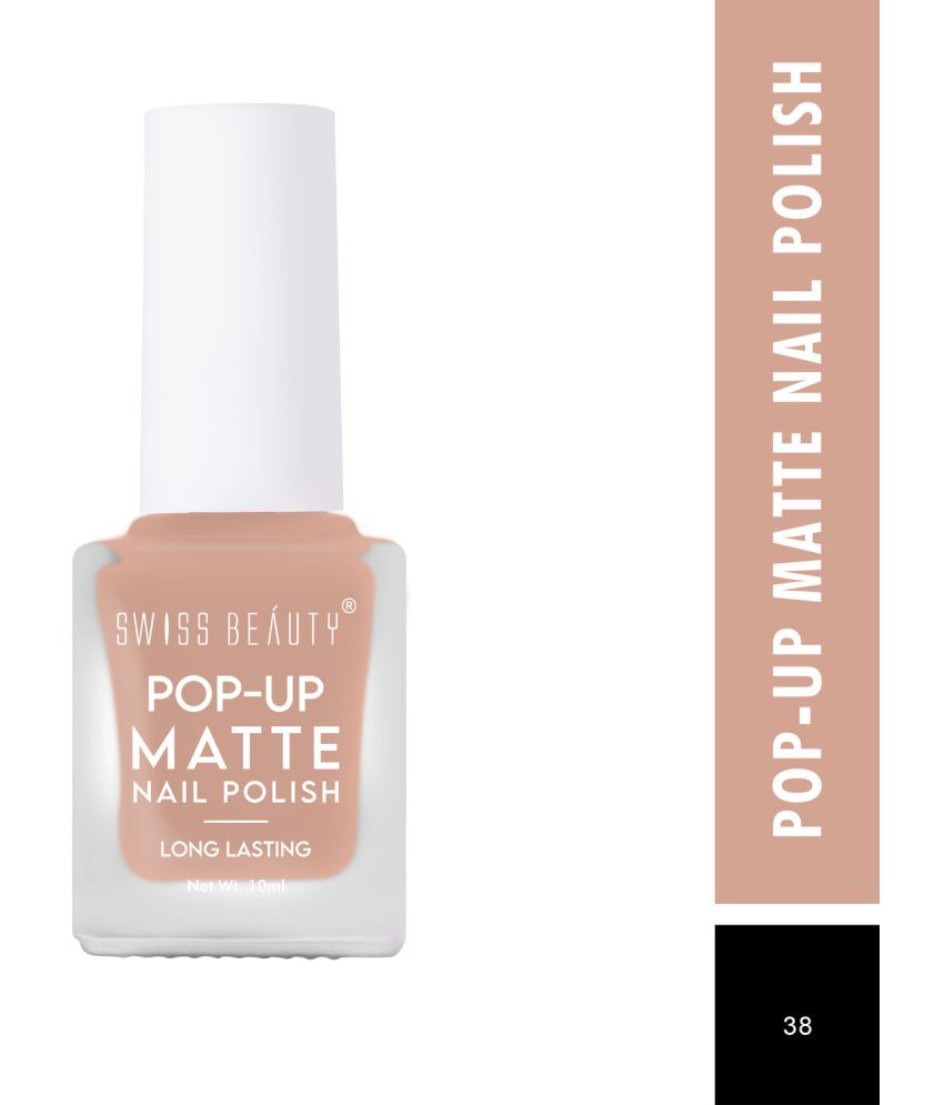     			Swiss Beauty POP UP Matte Nail Polish - (Shade-38, 10ml)