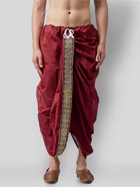 Nayo Women Maroon Solid Kurta with Dhoti Pants Price in India, Full  Specifications & Offers | DTashion.com