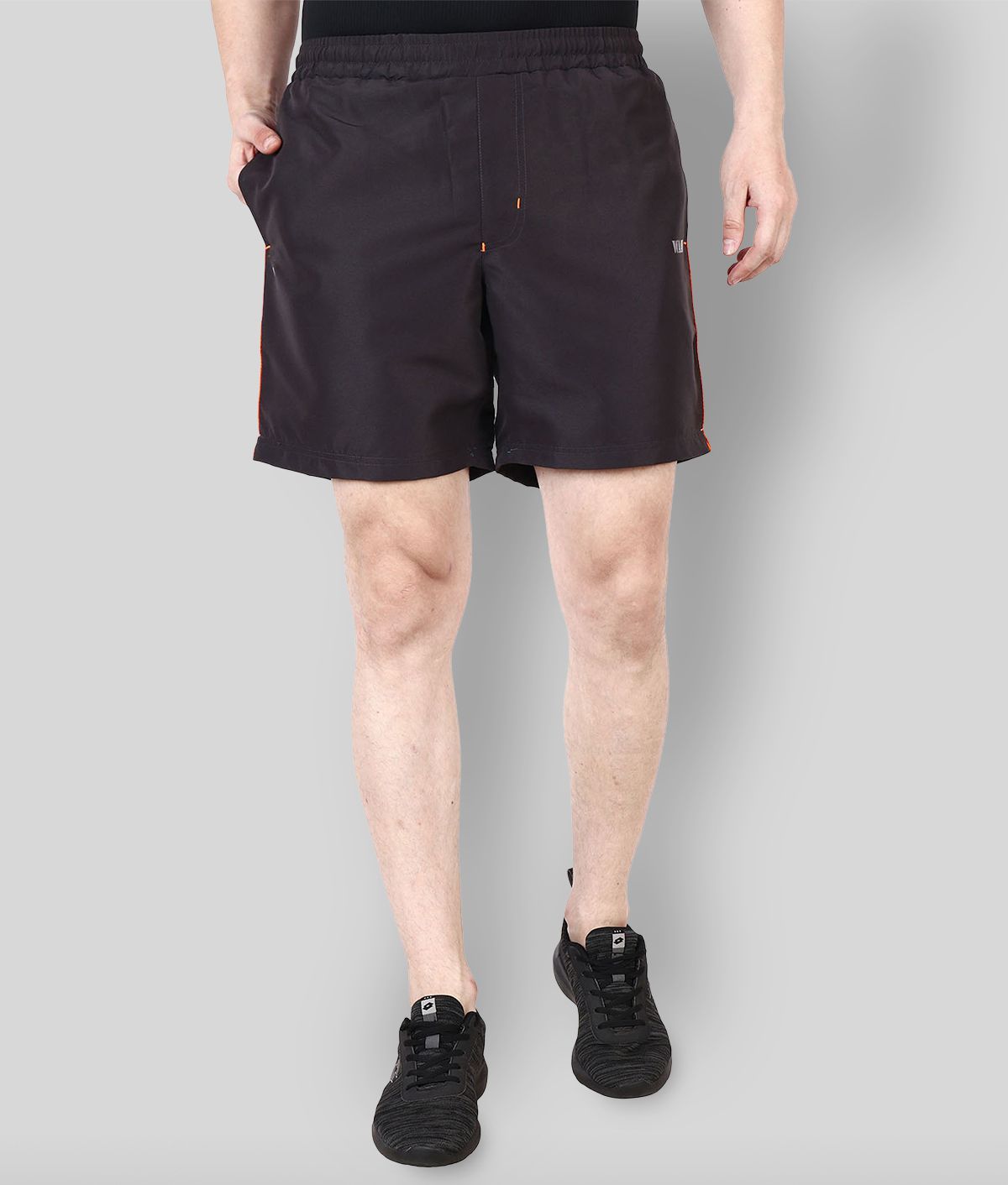 WAAW Grey Polyester Outdoor & Adventure Shorts