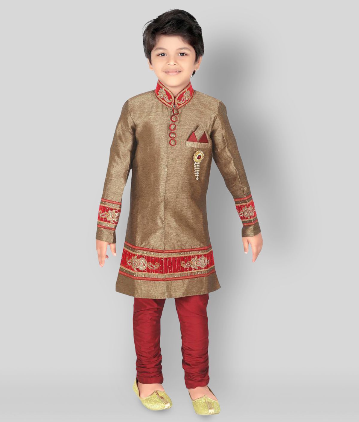 Ahhaaaa Ethnic Wear Indo Western Set for Kids and Boys 