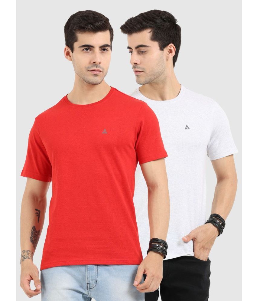     			Ardeur - Multi Cotton Regular Fit Men's T-Shirt ( Pack of 2 )