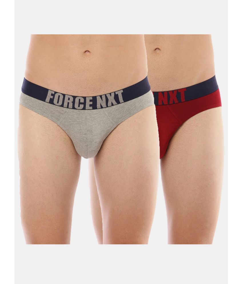     			Force NXT Pack of 2 Cotton Men's Briefs ( Multicolor )