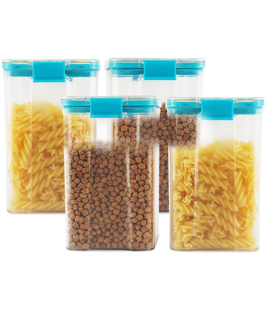     			PearlPet - Blue Polyproplene Food Container ( Pack of 4 )