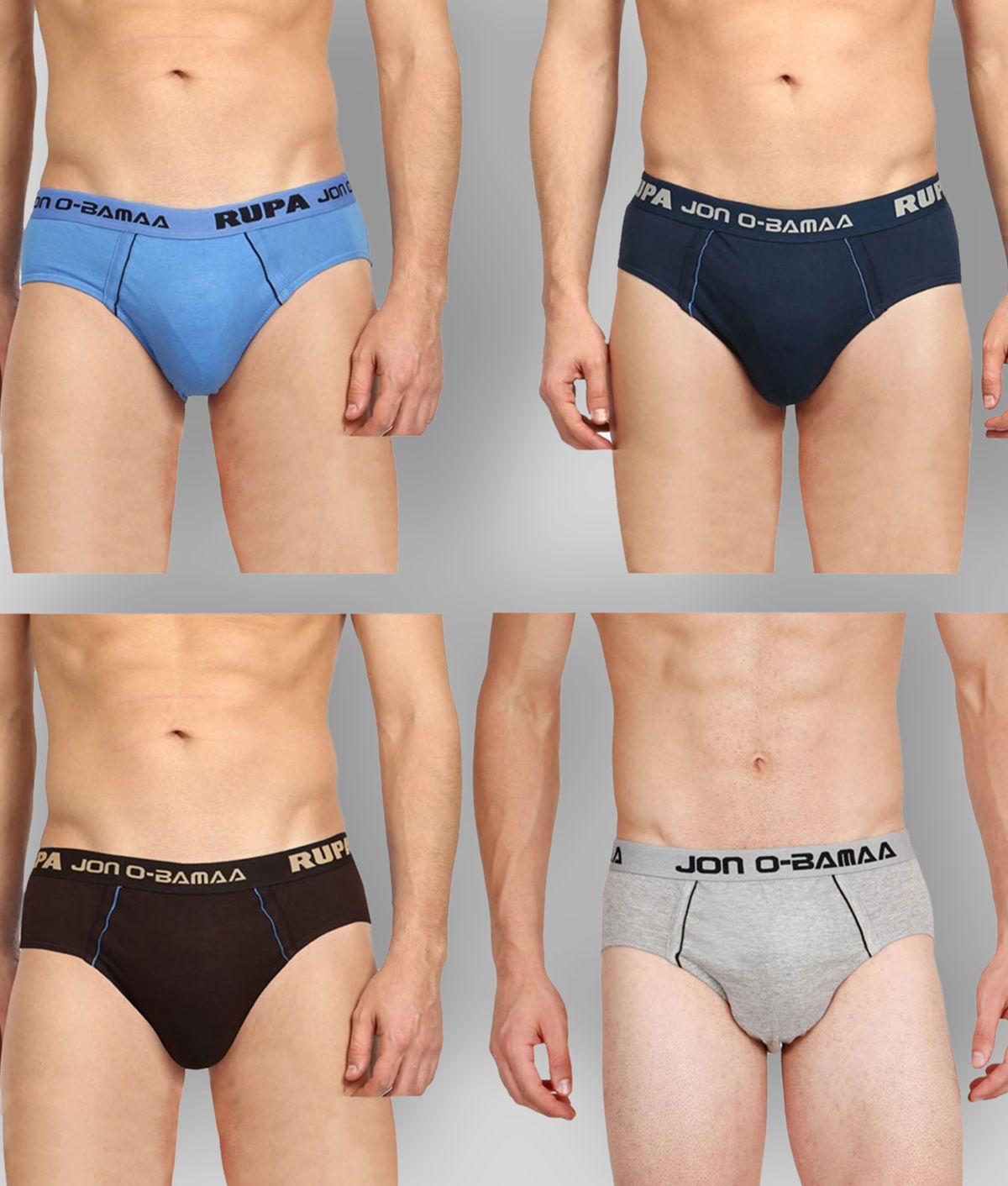     			Rupa Jon Multi Brief Pack of 4