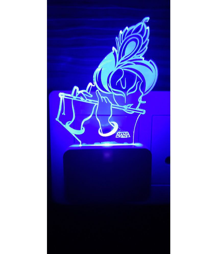     			SUPER AJANTA - Multicolor Night Lamp ( Pack of 1 )