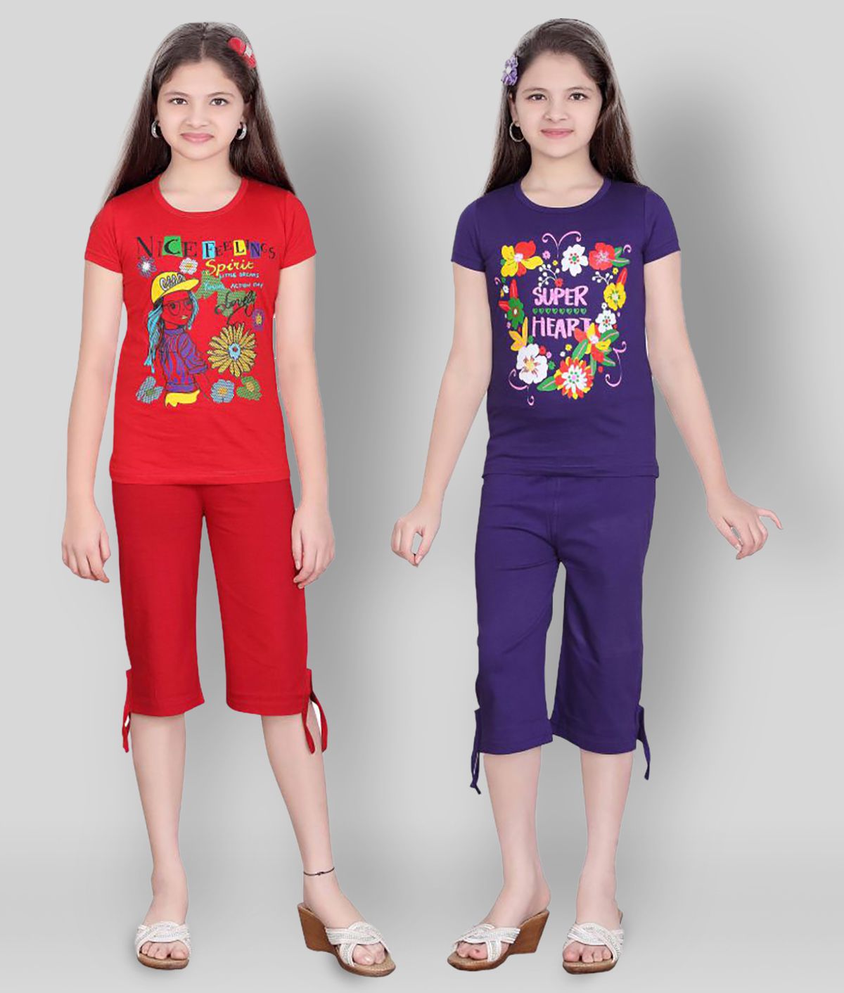     			Sini Mini Blue & Red Top and Bottom Set Pack of 2