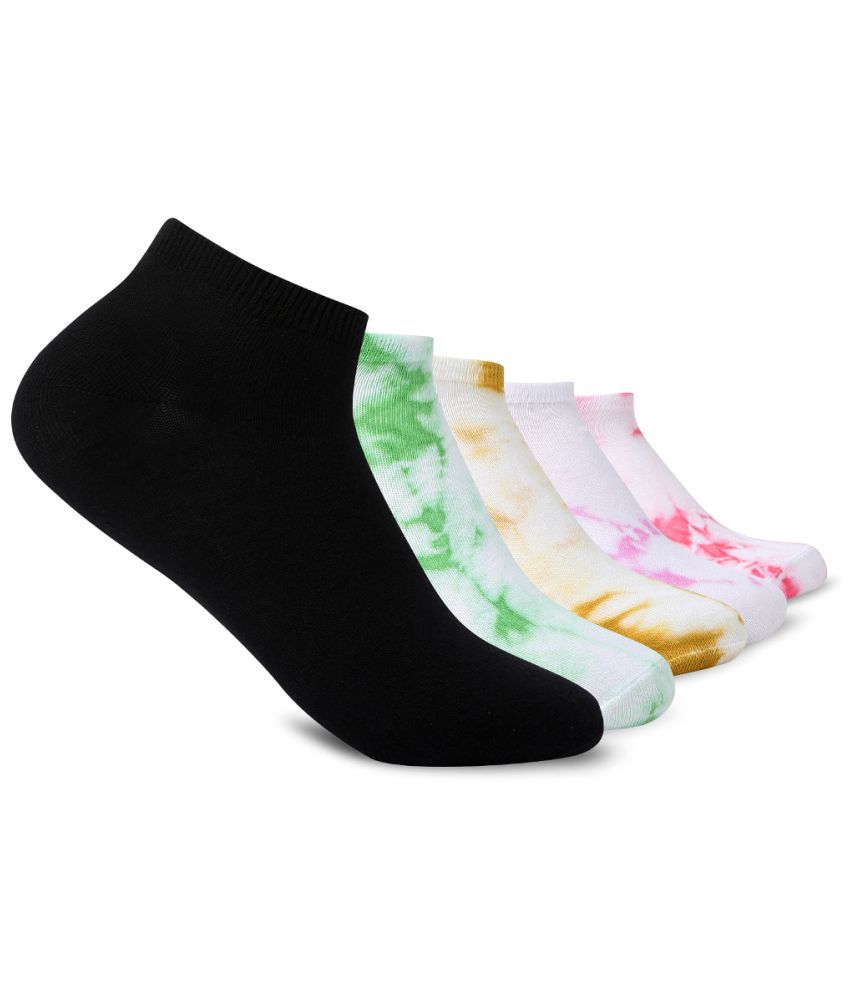     			Smarty Pants - Multicolor Cotton Women's Ankle Length Socks ( Pack of 5 )