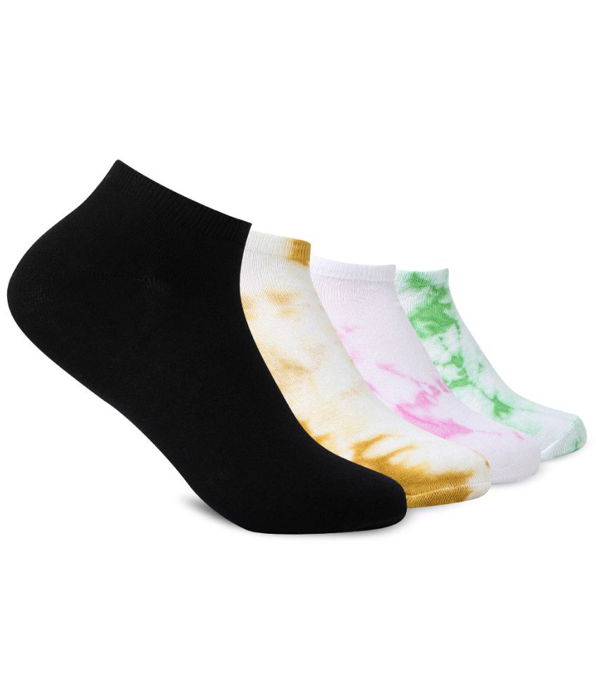    			Smarty Pants - Multicolor Cotton Women's Ankle Length Socks ( Pack of 4 )