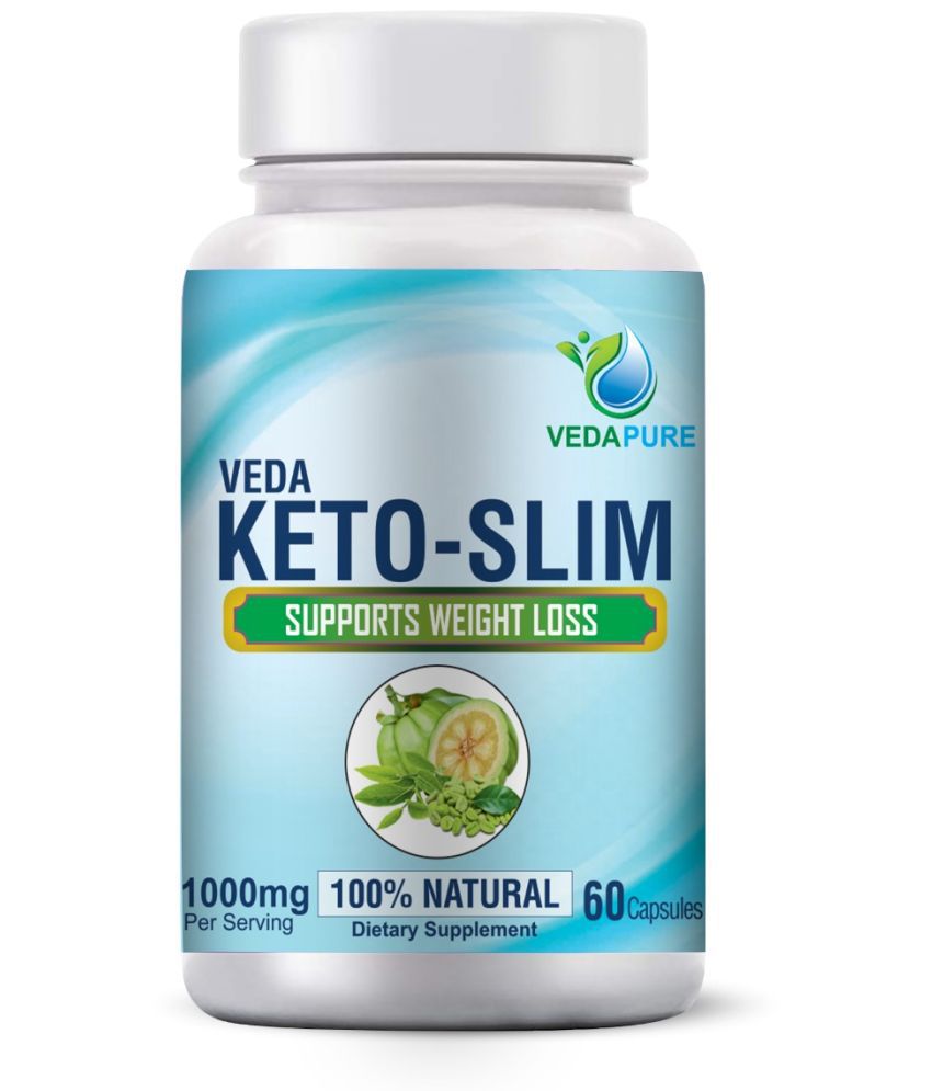 VEDAPURE Keto Slim Supports Weight Loss -60  Capsule 1000 mg