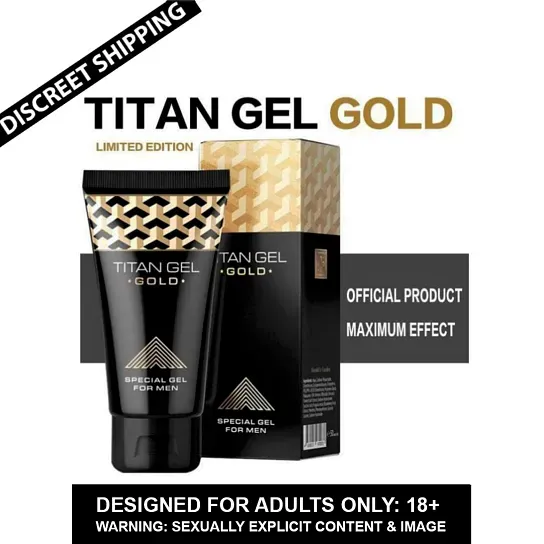 Titan Gel for Man Original Gold Body Gel for Male Penis Enhacement