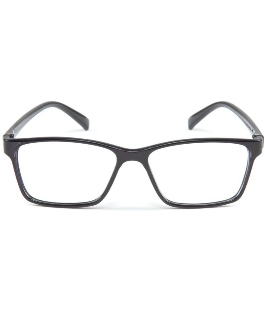 SAN EYEWEAR - Black Square Eyeglass Frame ( Pack of 1 )