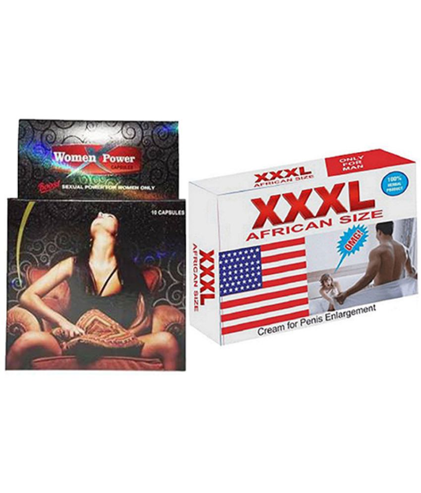     			combo of Dr. Chopra Women X Power Capsule &  XXXL African size Cream For Men
