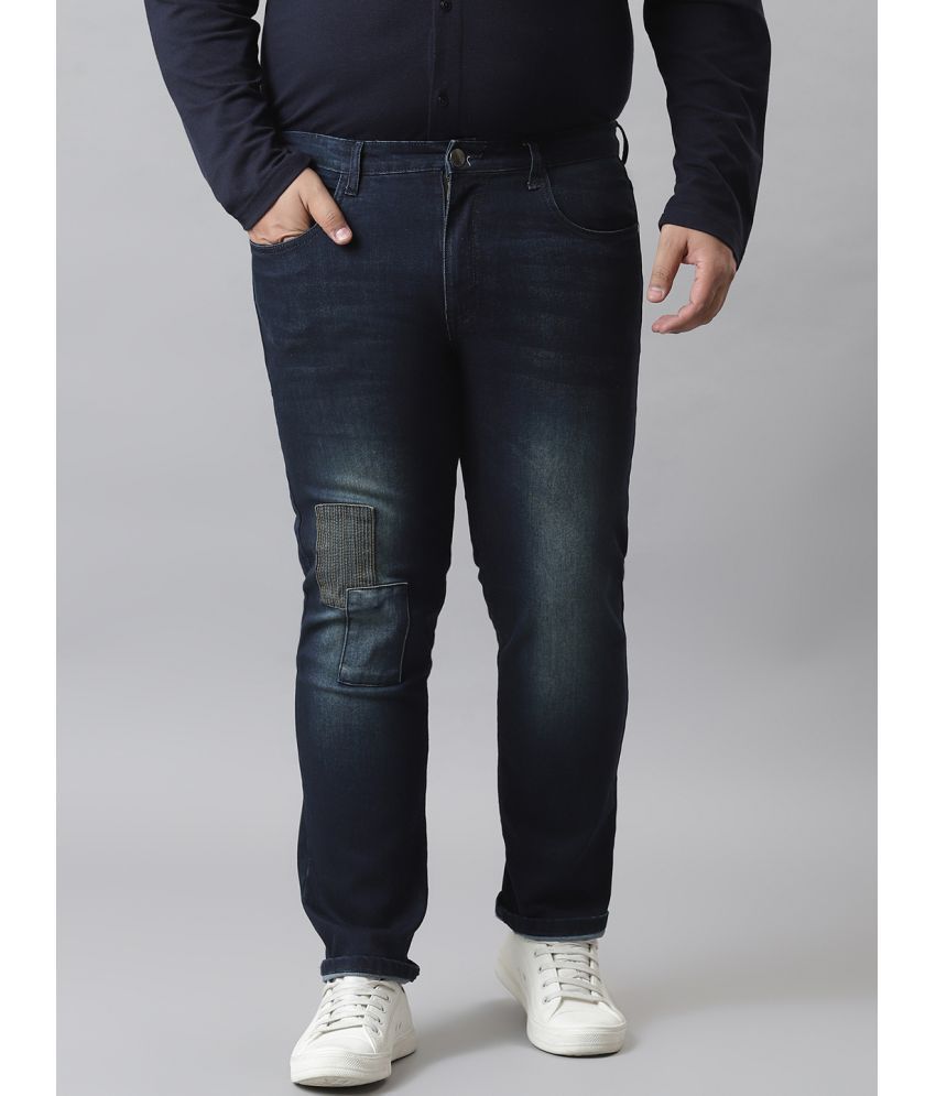     			instaFab - Navy Blue Denim Regular Fit Men's Jeans ( Pack of 1 )