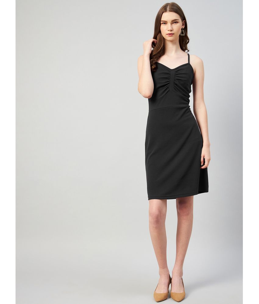     			Rare - Black Polyester Blend Women's A-line Dress ( Pack of 1 )