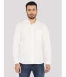 Maharaja - Off-White Cotton Blend Slim Fit Men's Formal Shirt ( Pack of 1 )