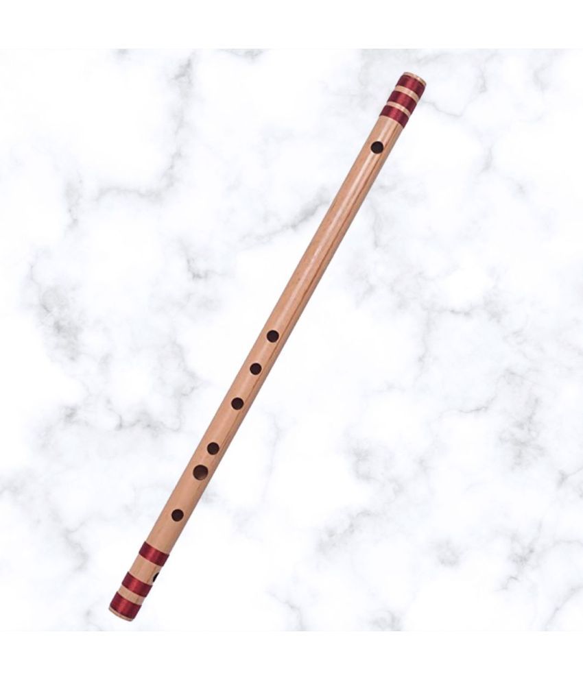 AIBANA Flutes C Natural Medium Right Hand 7 Hole Bansuri Musical