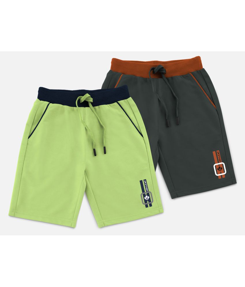     			HELLCAT Trendy Pack of 2 Shorts for Boys