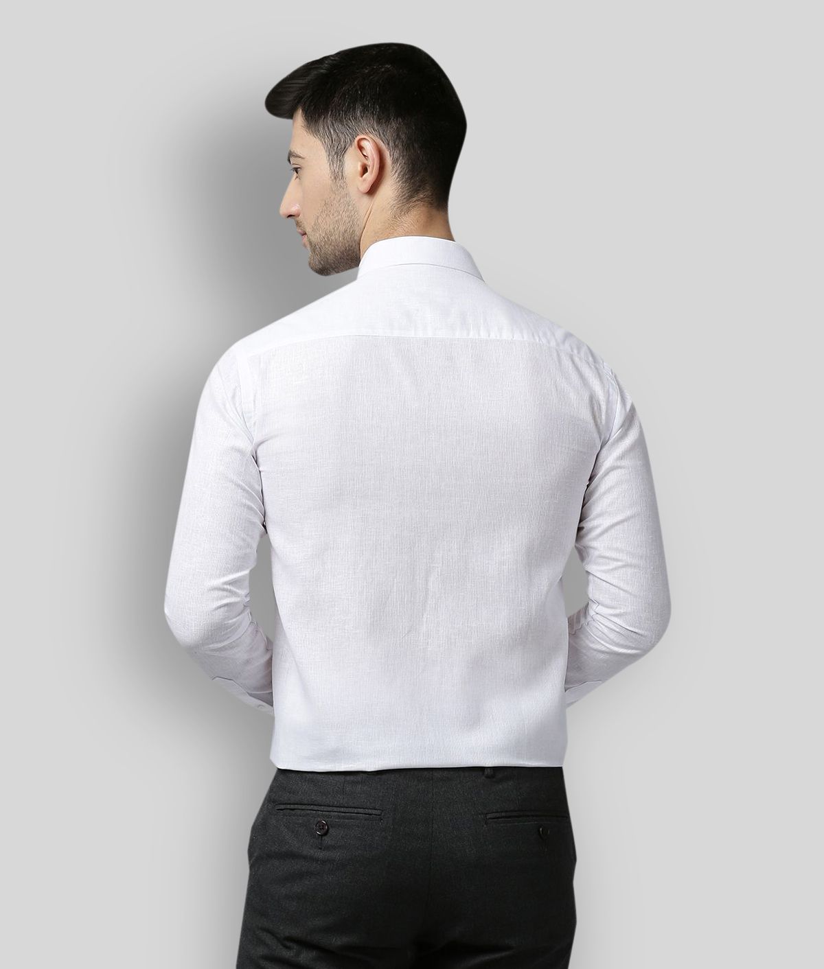 JDC White Slim Fit Formal Shirt - Buy 