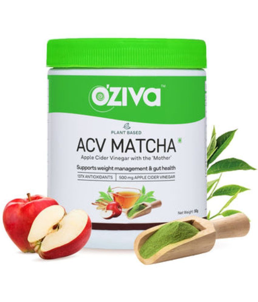     			OZiva Plant Based Apple Cider Vinegar Matcha |Weight Loss & Gut Health