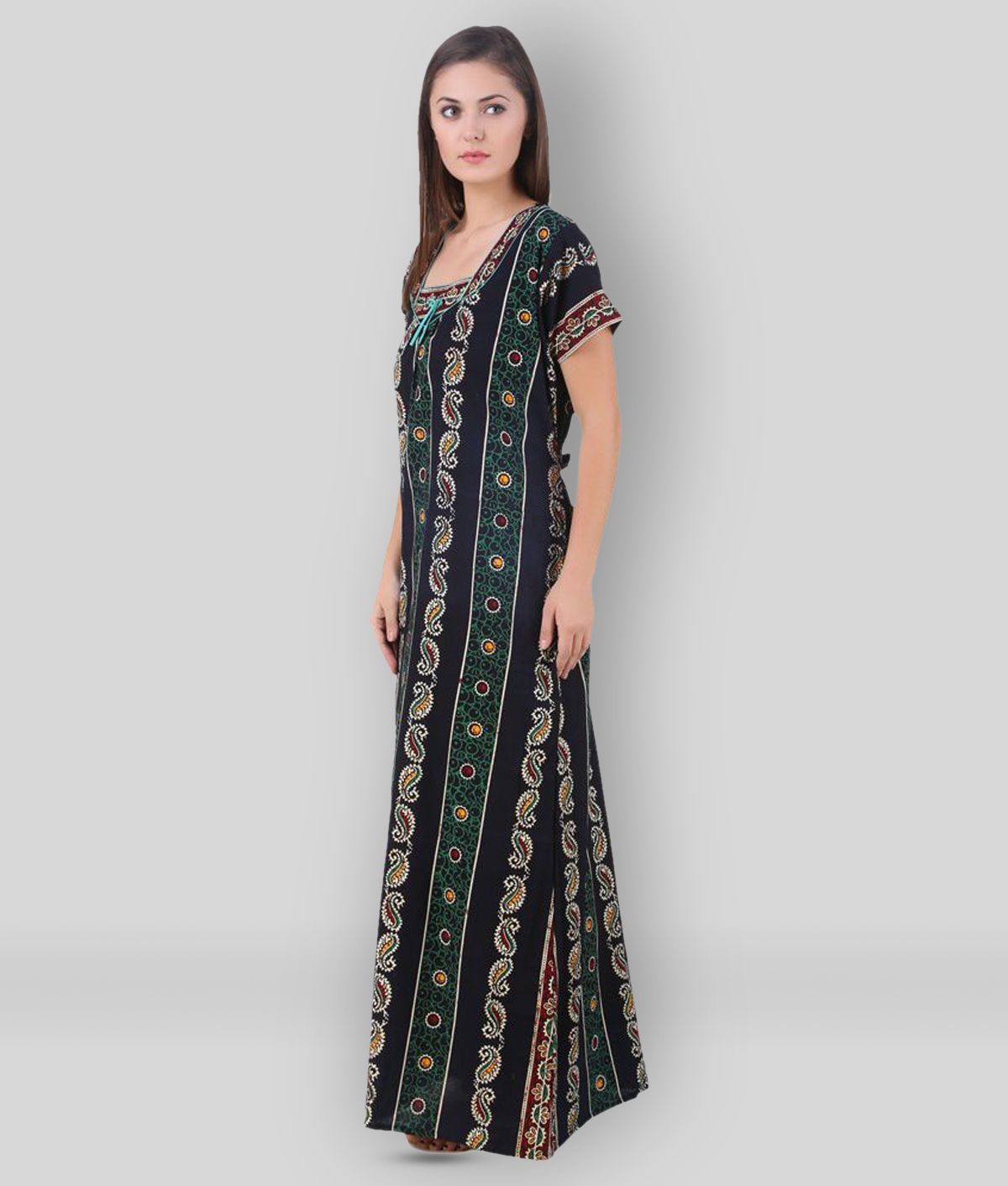 Buy Masha Multicolor Cotton Women's Nightwear Nighty & Night Gowns