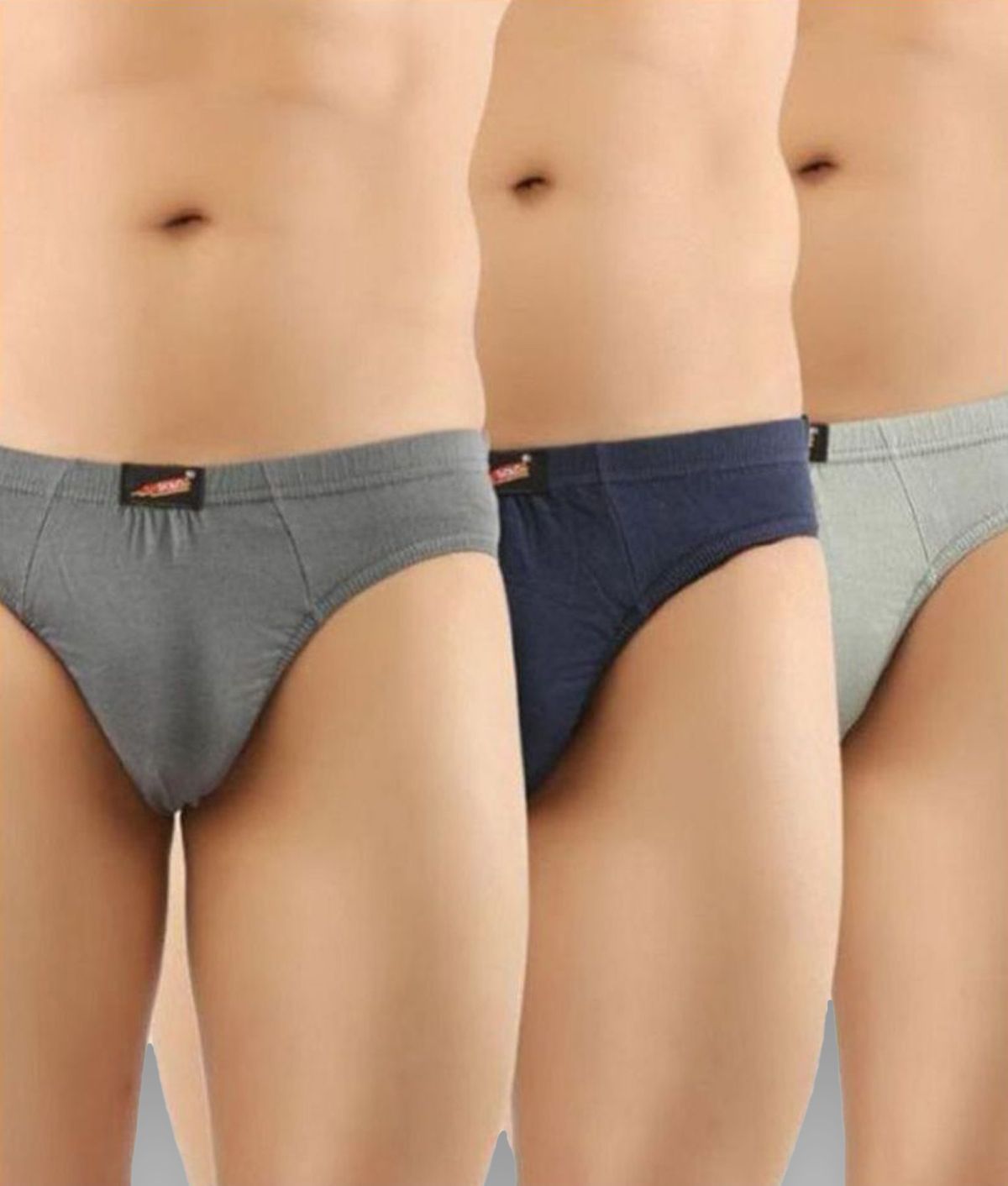     			Solo Pack of 3 Cotton Men's Briefs ( Multicolor )