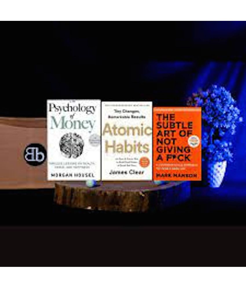     			Books Combo (Atomic Habit ,The Subtle Art Not Giving A F*ck, Psychology of money)- Paperback