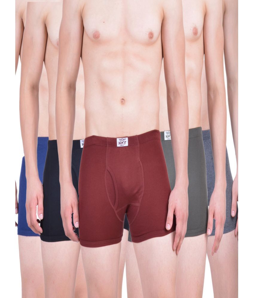     			Force NXT Pack of 5 Cotton Men's Trunks ( Multicolor )