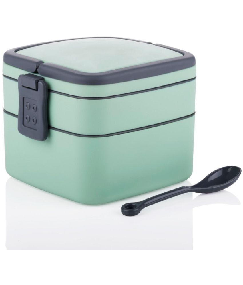 KAVYA ENTERPRISE - Multicolor Plastic Lunch Box ( Pack of 1 )