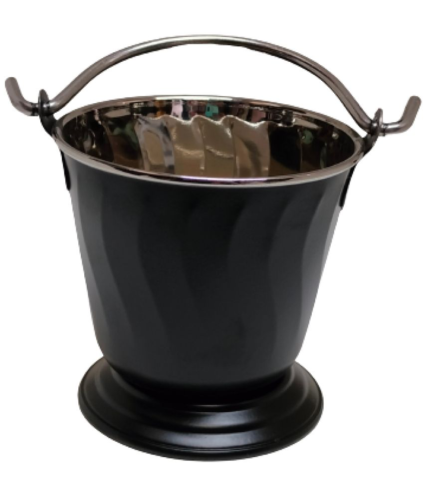 Dynore - Black Serving Bucket ( Pack of 1 )