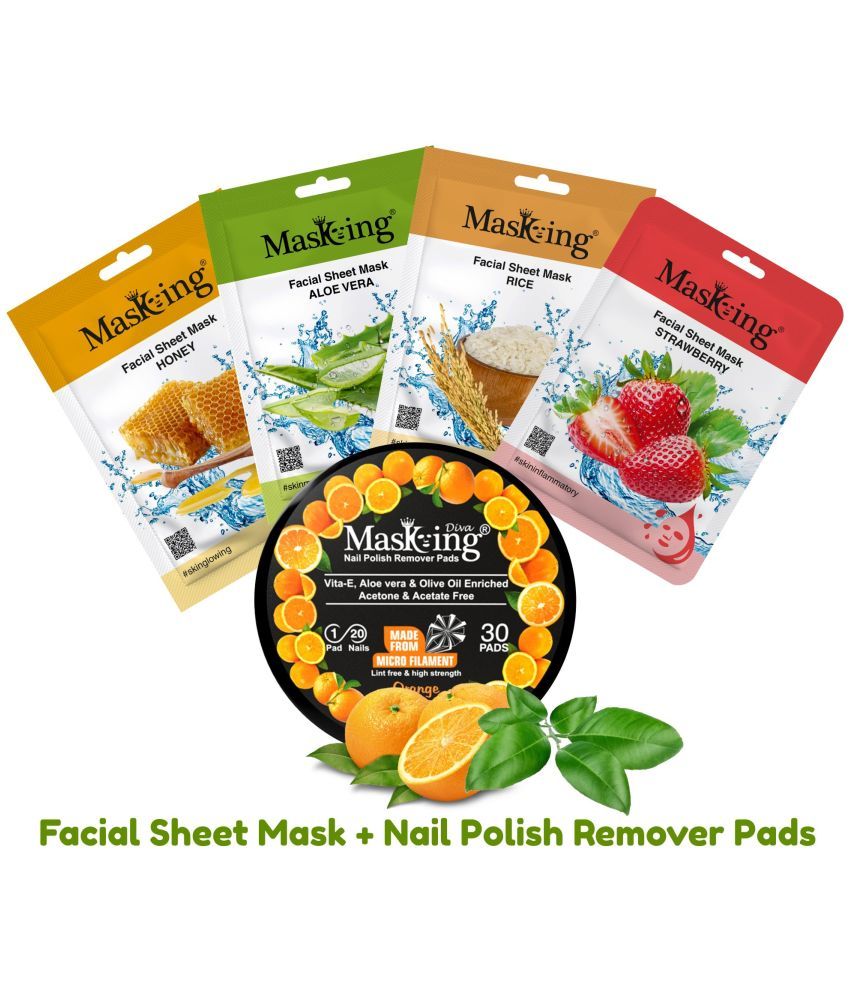     			Masking - Natural Glow Facial Kit For All Skin Type ( Pack of 5 )