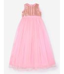 K&U Polyester A-line Dress For Girls ( Pack of 1 , Pink )