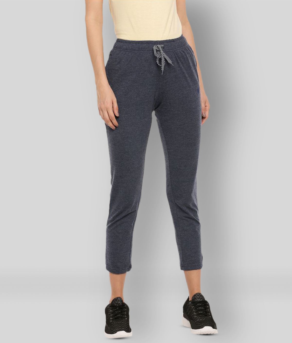     			Dollar Missy - Dark Grey Cotton Slim Fit Women's Casual Pants  ( Pack of 1 )