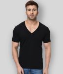 Wild West Pack of 1 Cotton Blend Regular Fit Men's T-Shirt ( Black )