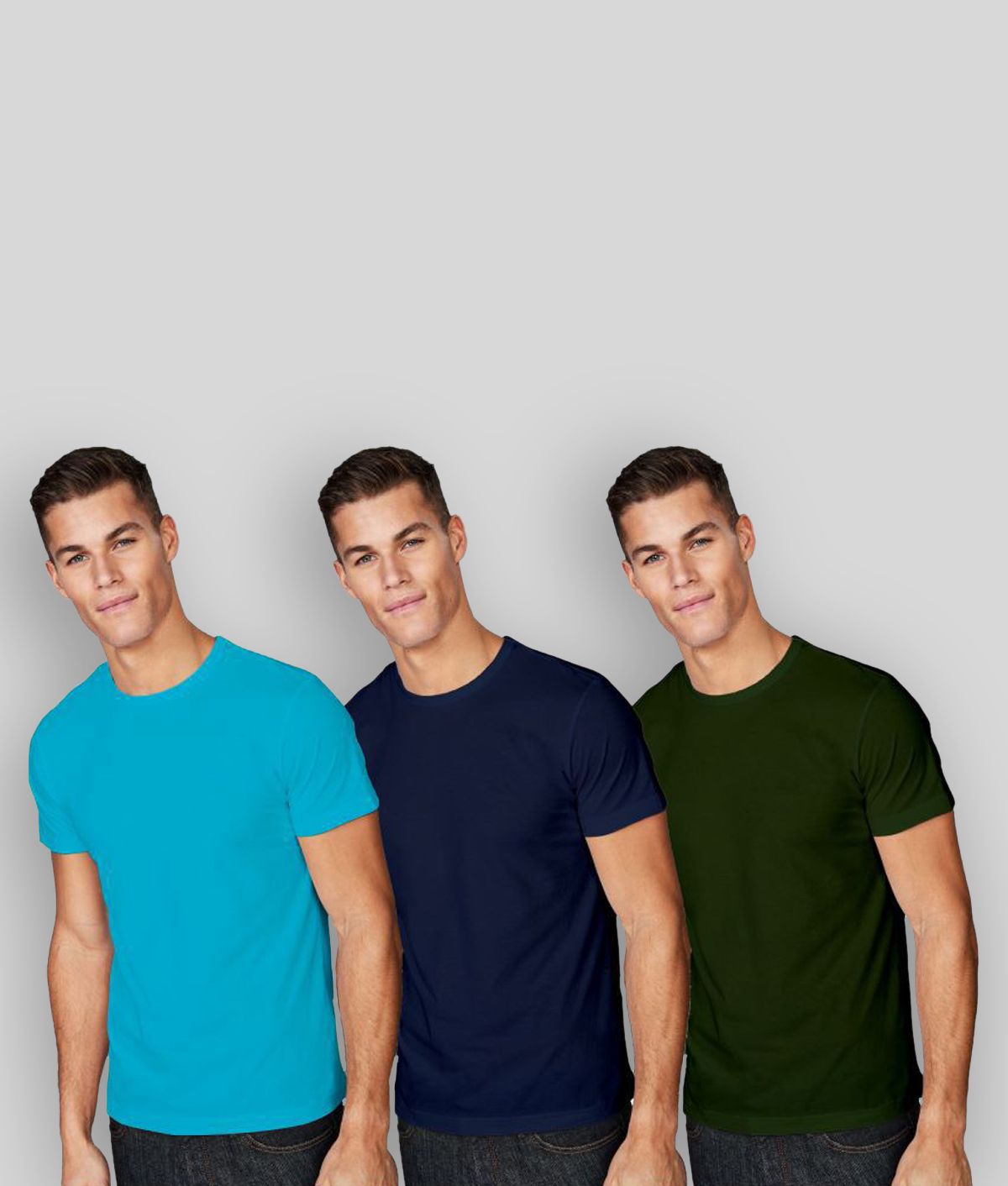     			ESPARTO - Multicolor Cotton Regular Fit Men's T-Shirt ( Pack of 3 )